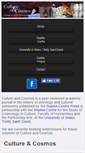 Mobile Screenshot of cultureandcosmos.org